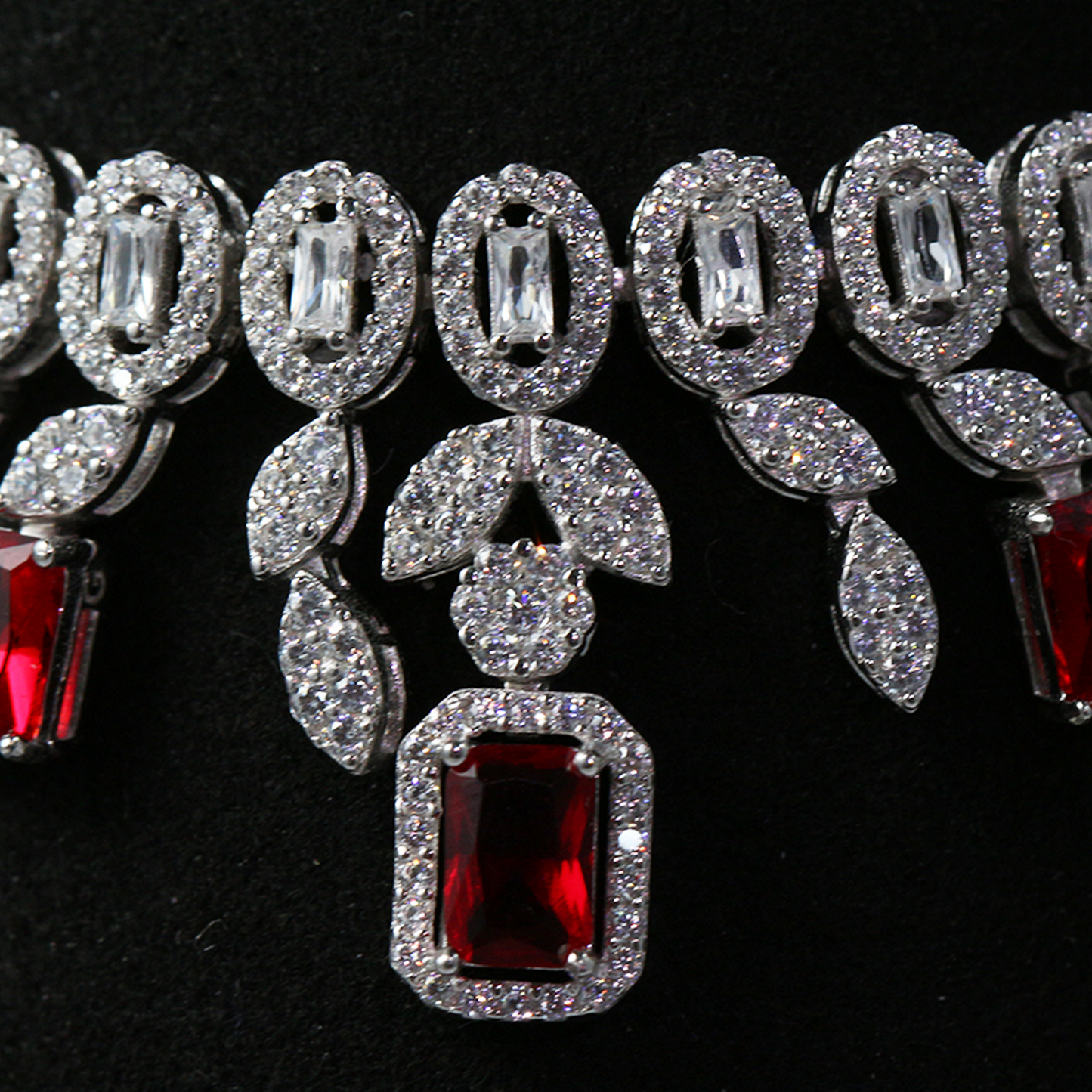 Royal Garnet Glow Elegant Bracelet