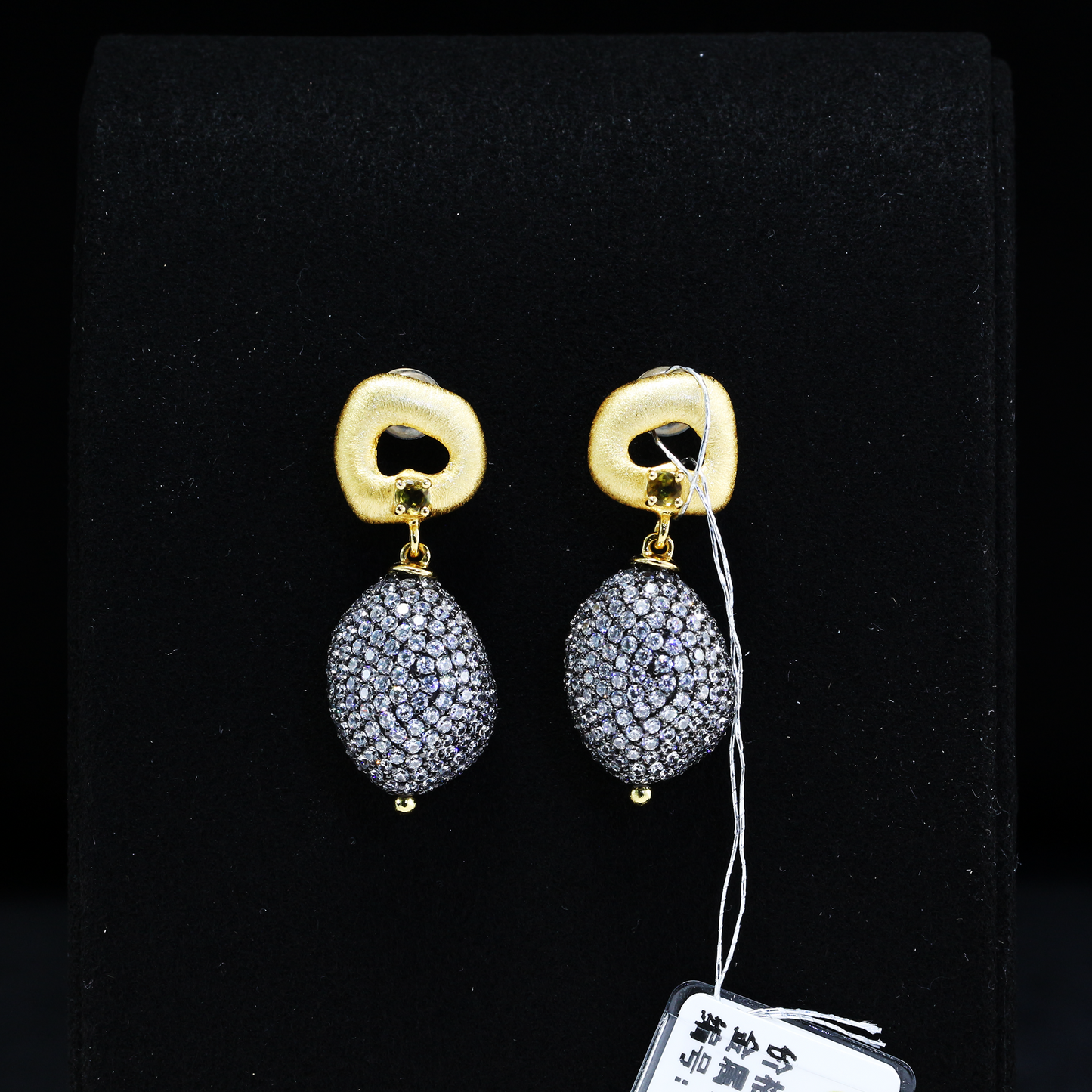 One-of-a-Kind Tourmaline & Zircon Earrings | S925 Sterling Silver