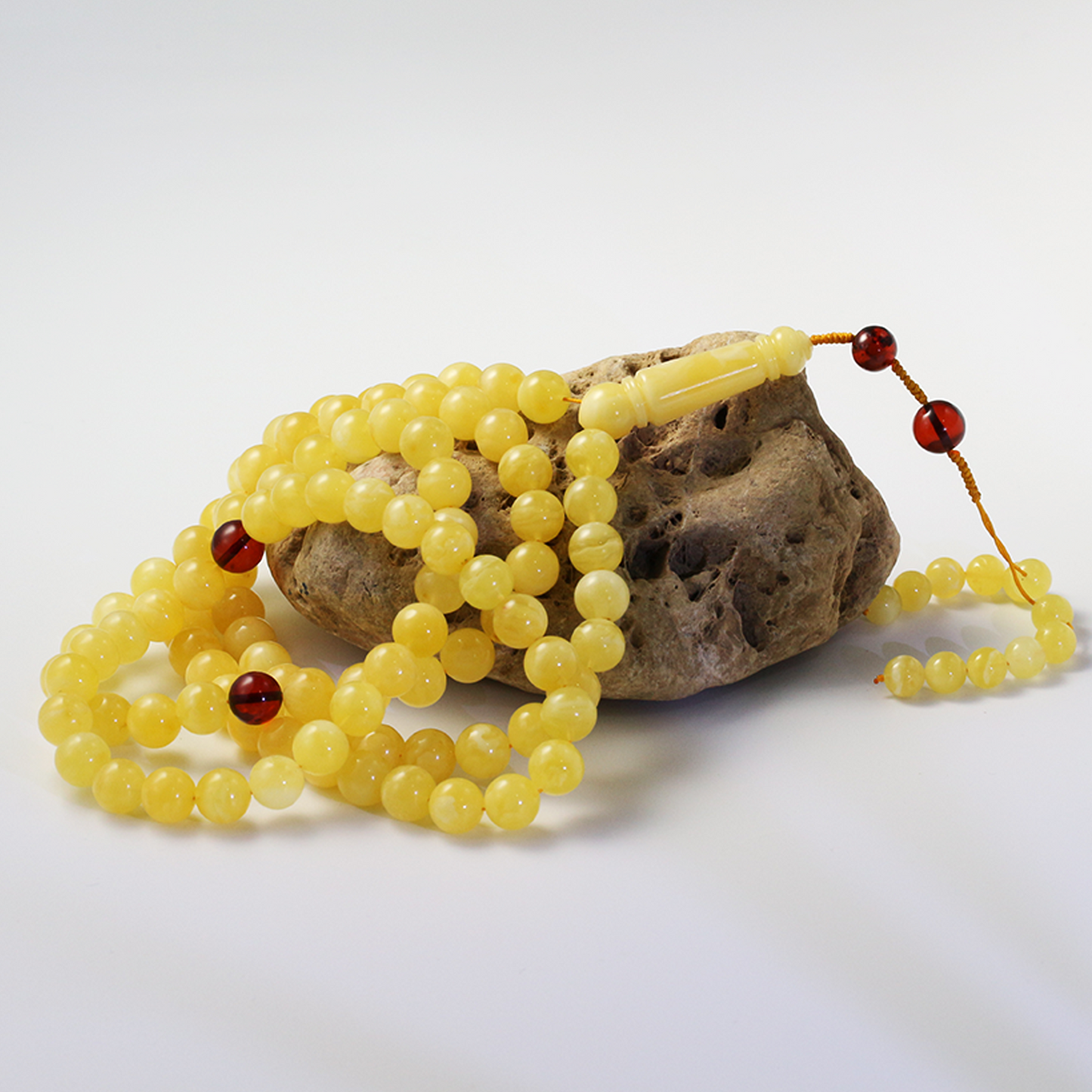 Natural Beeswax Prayer Beads | Handcrafted | A Precious Gift for Inner Peace