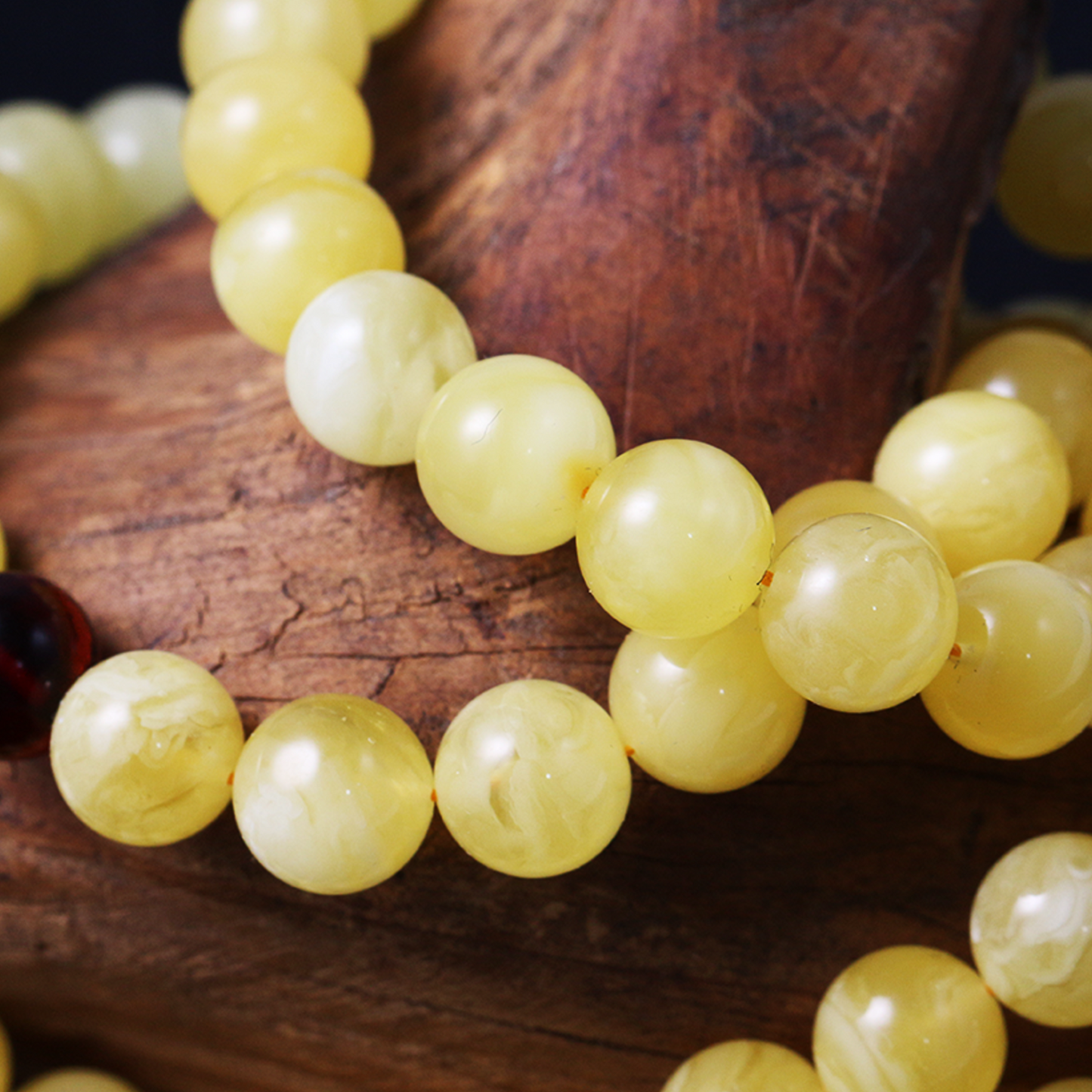 Natural Beeswax Prayer Beads | Handcrafted | A Precious Gift for Inner Peace