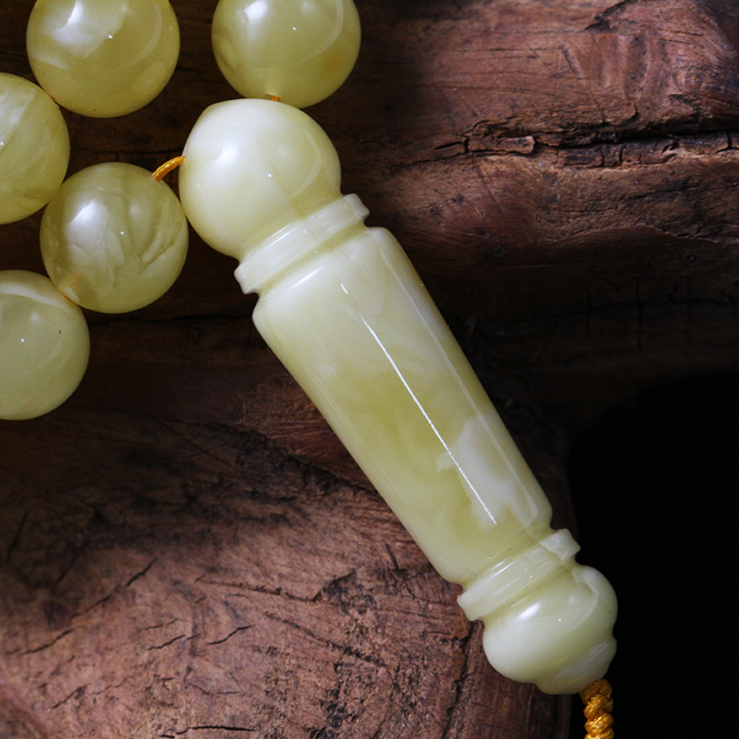 Natural Beeswax Prayer Beads | Handcrafted | A Precious Gift for Inner Peace
